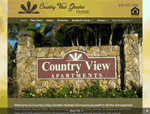 Tablet Screenshot of countryviewgardenhomes.com